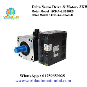 Delta 3-KW A2-Series Servo Drive & Motor