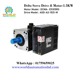 Delta A2-1.5KW 220V Servo Drive & Motor